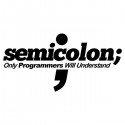 سویشرت یقه گرد Programmer - Semicolon