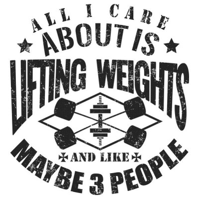 سویشرت یقه گرد All I Care About Is Lifting