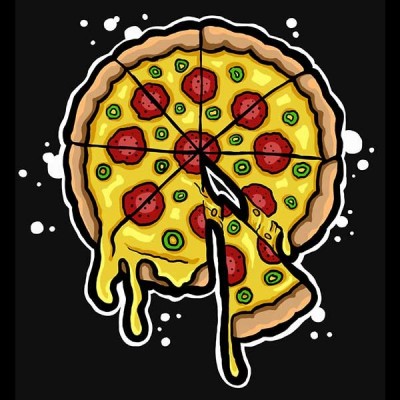 تیشرت با طرح Pizza