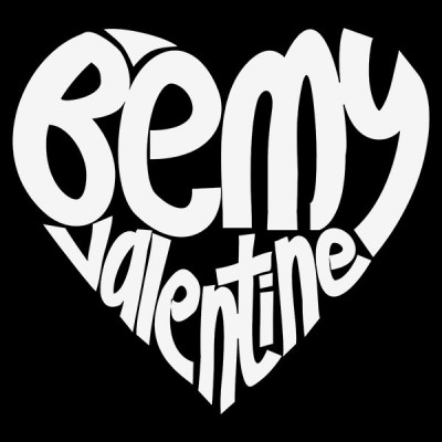 تیشرت ولنتاین طرح Be My Valentine