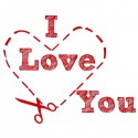 تیشرت ولنتاین طرح I Love you