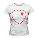 تیشرت دخترانه ولنتاین طرح You Are Here