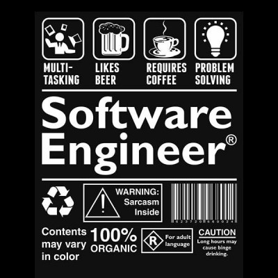 تیشرت طرح Software Engineer