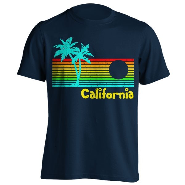 تیشرت طرح Vintage '80s California