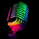 تیشرت طرح The Neon Microphone