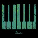 تیشرت طرح Music