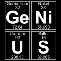 تیشرت طرح Ge-Ni-U-S genius