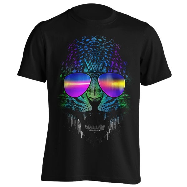 تیشرت طرح Neon Panther