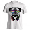 تیشرت طرح Music Lover Pug