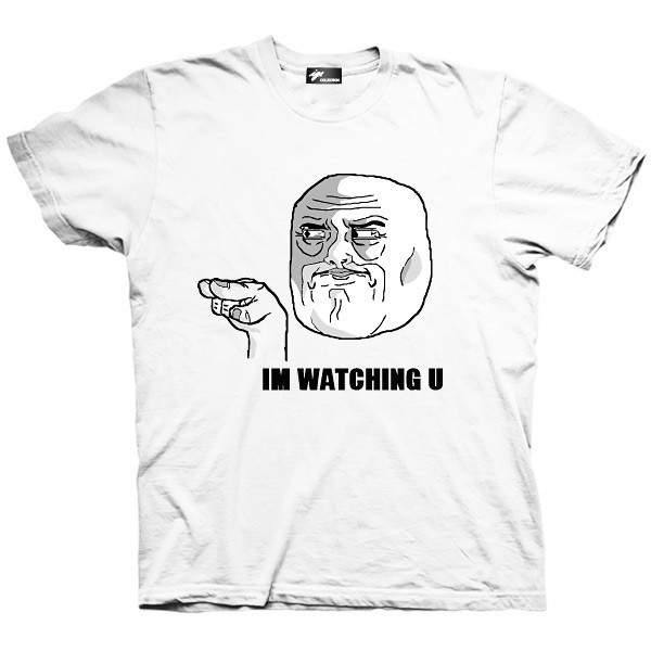 تیشرت ترول طرح I'm watching u