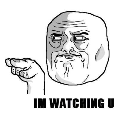 تیشرت ترول طرح I'm watching u