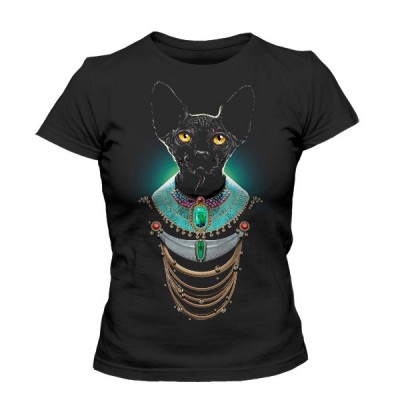 تیشرت دخترانه طرح Sphynx Cat