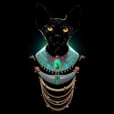 تیشرت دخترانه طرح Sphynx Cat