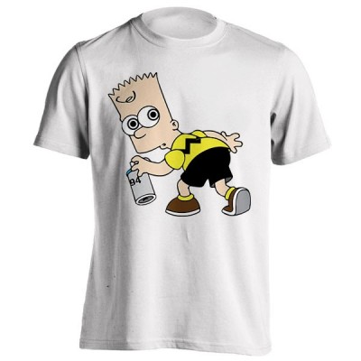 تیشرت طرح Bad Bart Brown