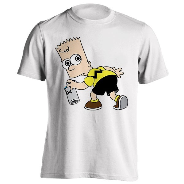 تیشرت طرح Bad Bart Brown