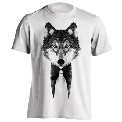 تیشرت گرافیکی طرح Mr Wolf