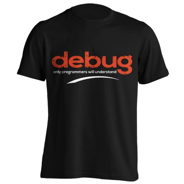 تیشرت طرح debug your code