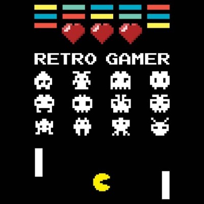 تیشرت طرح Retro Gamer Classic Gaming