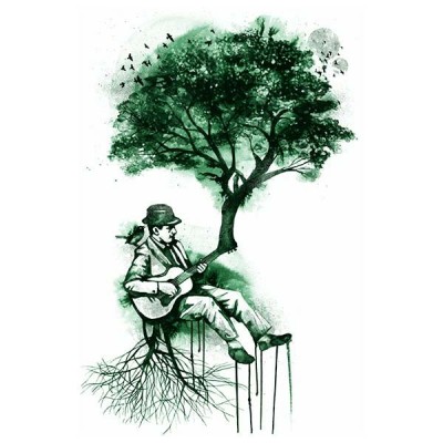 تیشرت گرافیکی طرح In The Rhythm of Nature