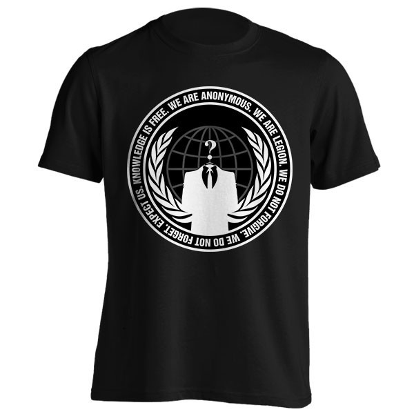 تیشرت طرح Anonymous Logo