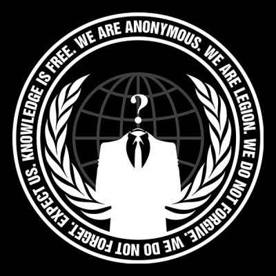تیشرت طرح Anonymous Logo