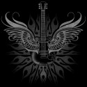 تیشرت طرح Guitar wing