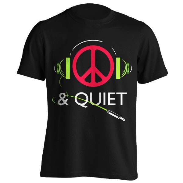 تیشرت گرافیکی Peace & Quiet