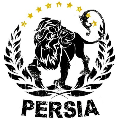 تیشرت پارسی طرح Lions of Persia