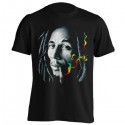 تیشرت باب مارلی طرح Rasta Smoke