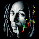 تیشرت باب مارلی طرح Rasta Smoke