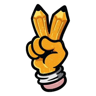 تیشرت گرافیکی طرح Peace & Art