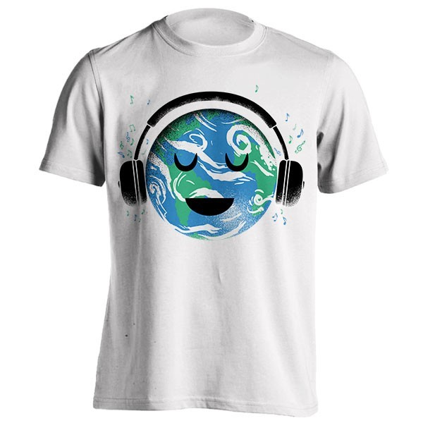 تیشرت طرح The whole earth loves music