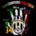 تیشرت یوونتوس طرح JUVE SCUDETTO 2016