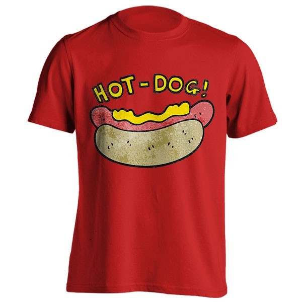 تیشرت گرافیکی طرح Hot Dog