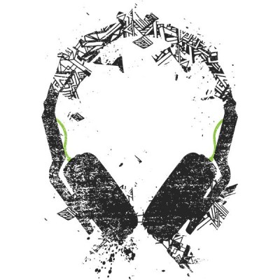 تیشرت طرح Art Headphones V2