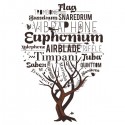 تیشرت طرح Tree music