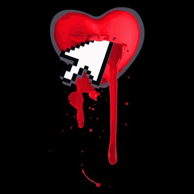 تیشرت طرح Wounded Heart