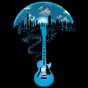 تیشرت گرافیکی طرح Rock to the world