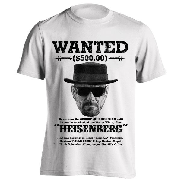 تیشرت هایزنبرگ طرح Wanted