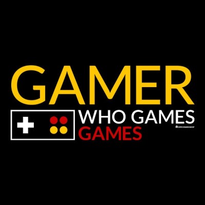 تیشرت GAMER WHO GAMES GAMES