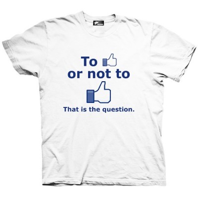 تیشرت گرافیکی طرح To like or not to like