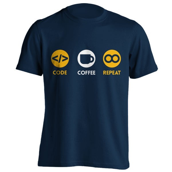 تیشرت CODE COFFEE REPEAT