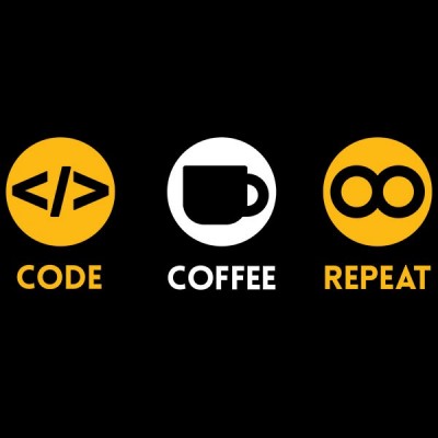 تیشرت CODE COFFEE REPEAT