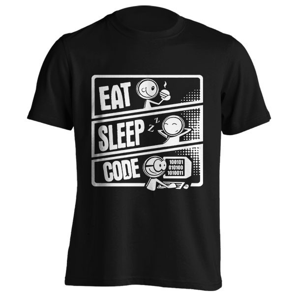 تیشرت Eat Sleep Code