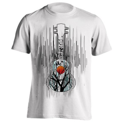 تیشرت Sunset music waves