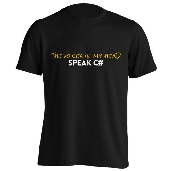 تیشرت طرح THE VOICES IN MY HEAD