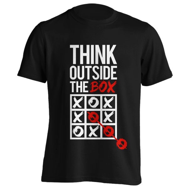تیشرت طرح Think outside the box