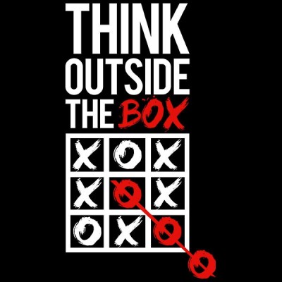 تیشرت طرح Think outside the box
