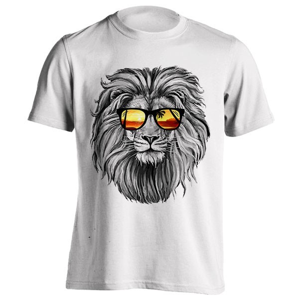 تیشرت طرح Summer Lion