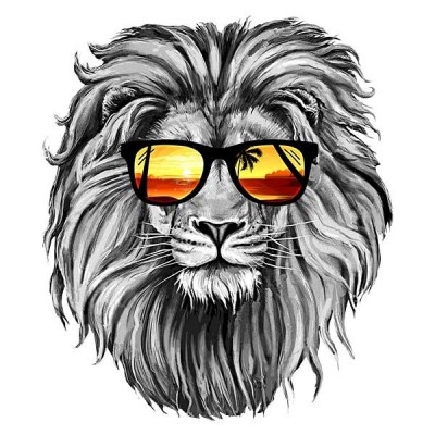تیشرت طرح Summer Lion